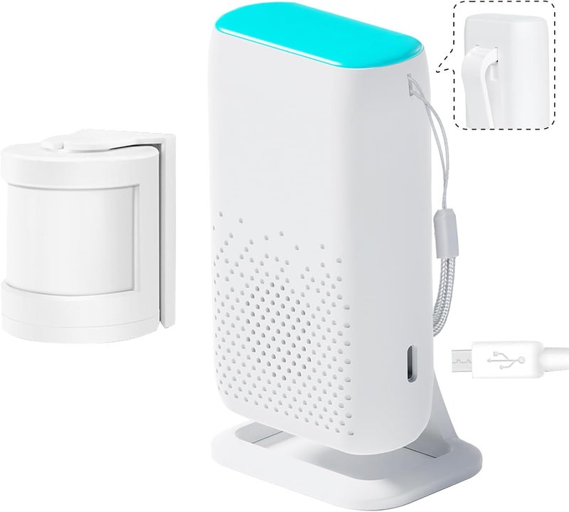 MERLRR Bed Sensor Alarm and Fall Prevention for Elderly, Motion Sensor Alert System with 58 Melody/LED/Vibration Mode, for Patients Seniors Elderly Monitoring at Home - Image 1